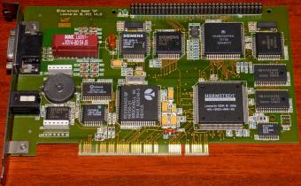Hermstedt GmbH Leonardo SL-PCI V1.0 ISDN/Kombi-Modem Karte, Siemens Motorola Rockwell Wolbert, PCI BTZ A120-958F, Apple iMac, Germany 1997